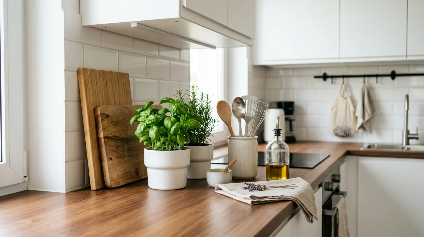 Keep appliances integrated where the layout allows inspiration for an IKEA kitchen.